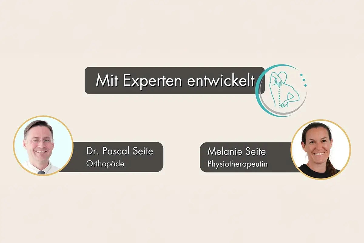 Wir arbeiten mit Dr. Pascal Seite und Melanie Seite als Experten für die Weiterenwicklung unserer Akupressurmatten zusammen.